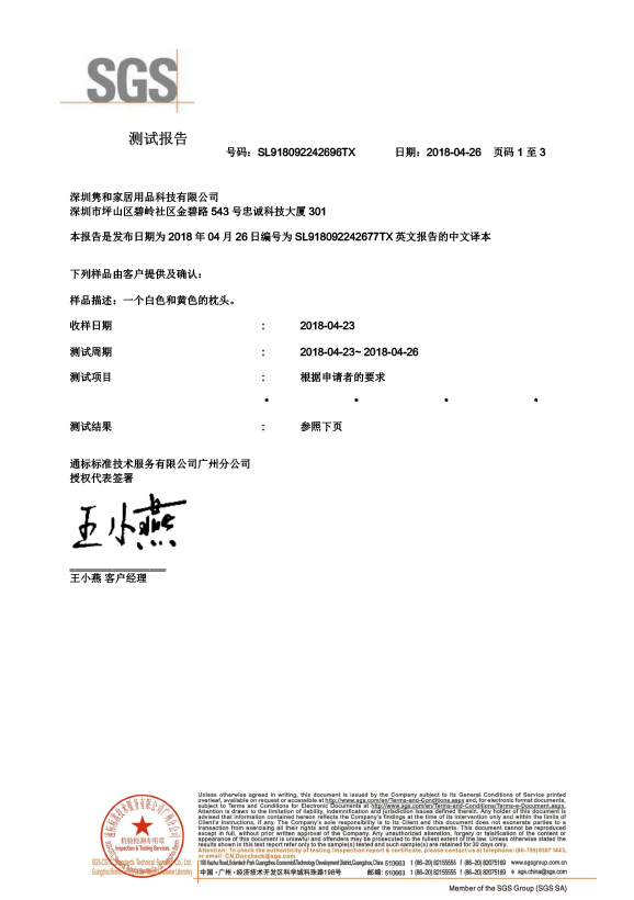 SGS護(hù)頸磁療枕頭中文